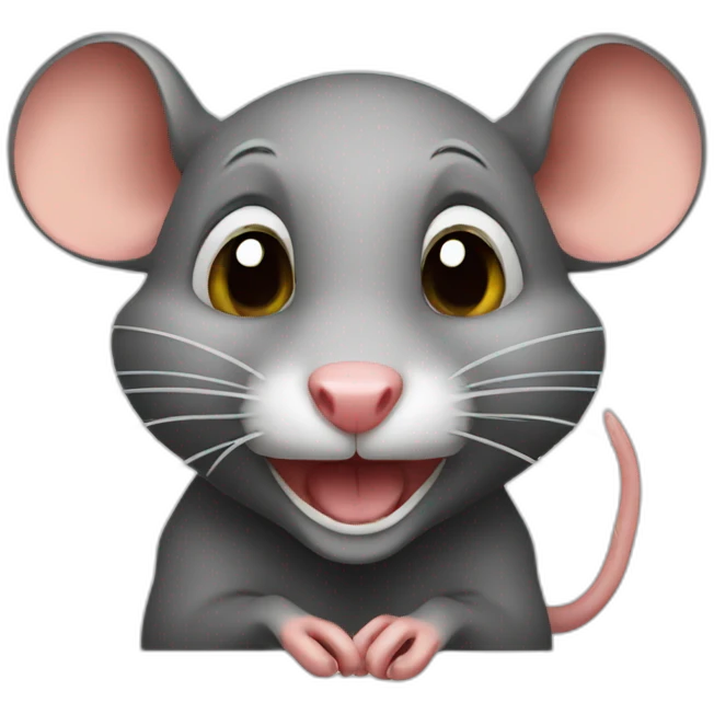 greedy rat emoji