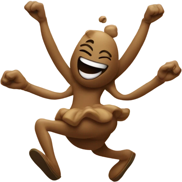dancing poop emoji