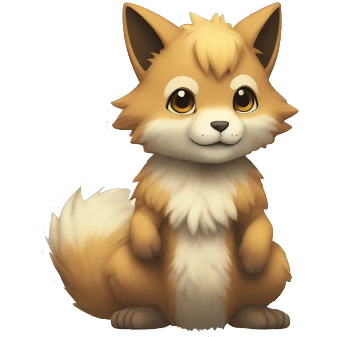 Anthro Chibi-style-Fur-Sona-Fakémon Full Body emoji