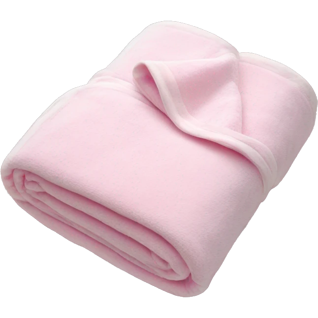 Fold babypink blanket  emoji
