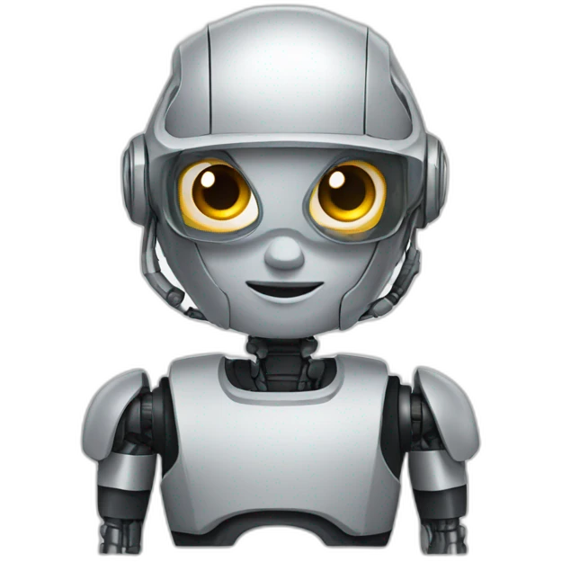 Robotic software engineer emoji