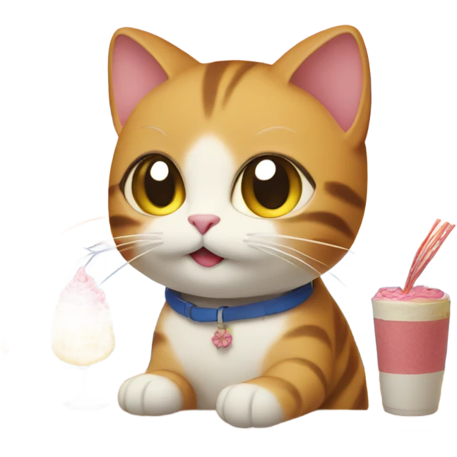 cat on birthday vacation in japan emoji
