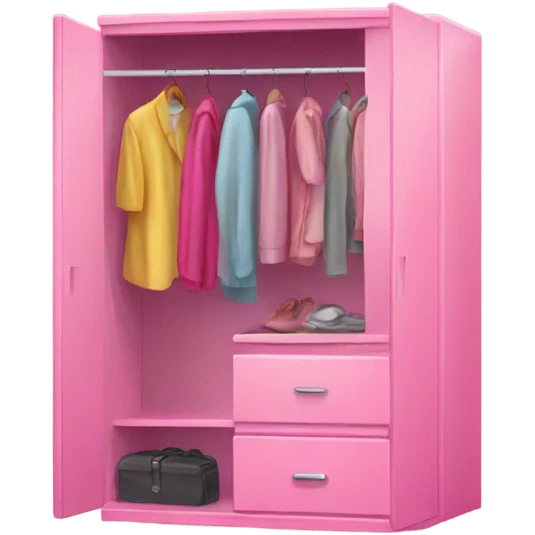 Pink wardrobe  emoji