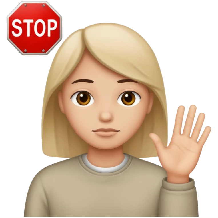 Stop hate! emoji