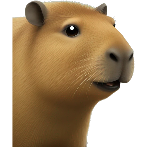 The capybara goes out the window emoji