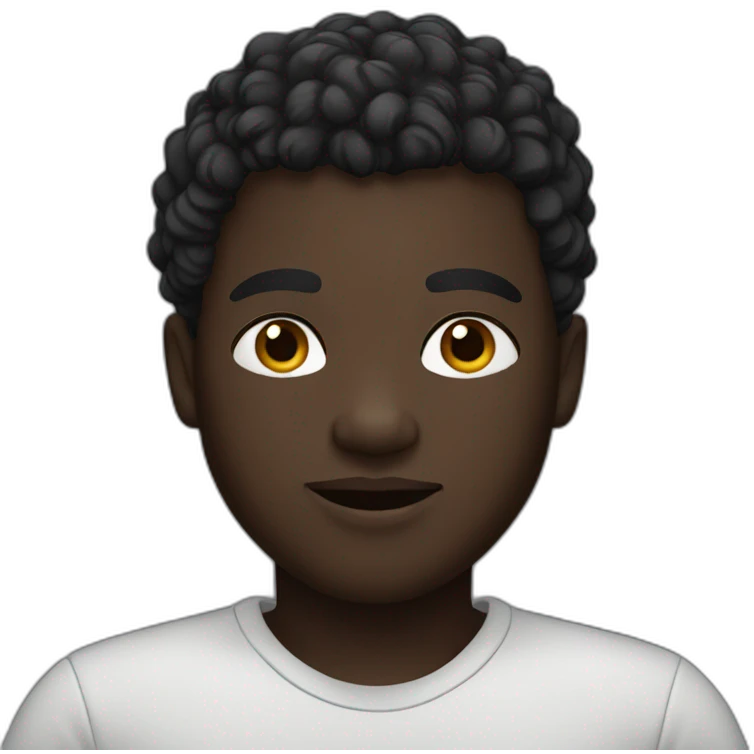 Darkskin plus size boy emoji