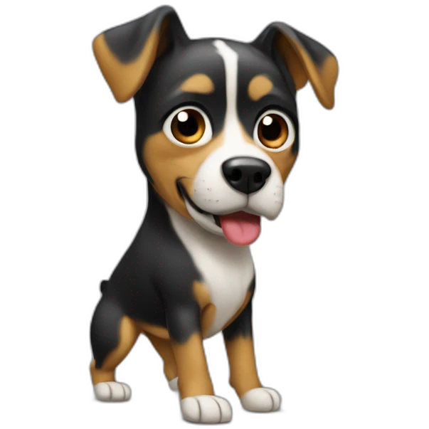 Un chien qui twerk emoji