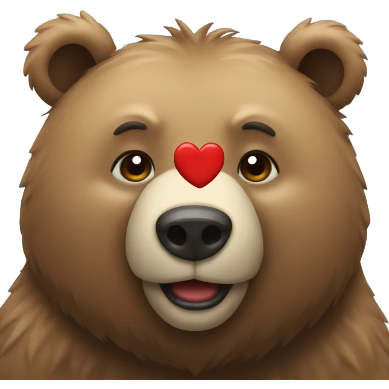 bear with heart emoji