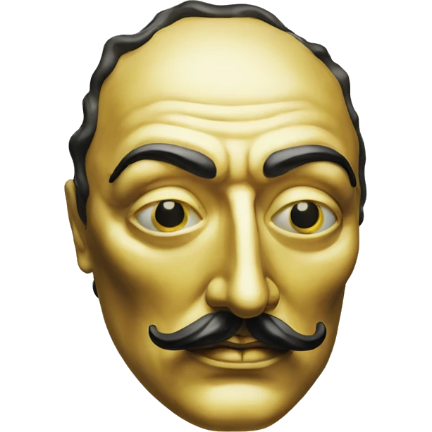 masque salvador dali emoji