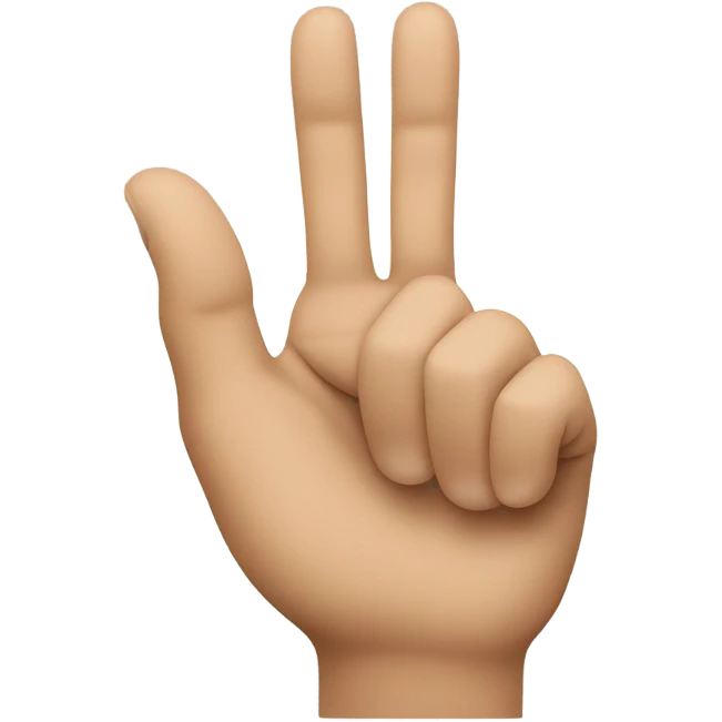 Hand with index finger raised emoji
