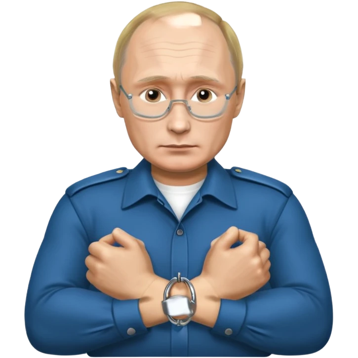 путин в наручниках emoji