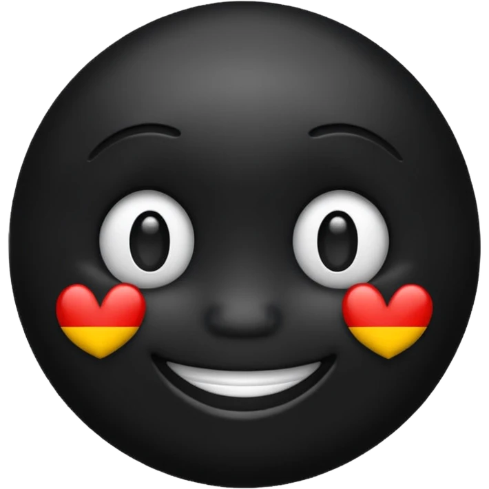 برام یه شکلک مشکی درست کن با حرف چینی emoji