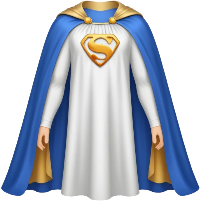 capeshoulder white cape emoji