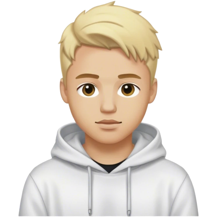 Blond guy with street wear type clothes  emoji