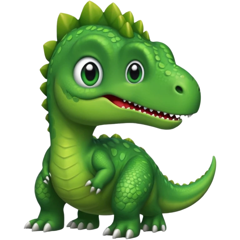 Dinosaur heart eyes emoji