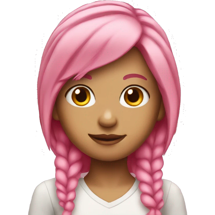 pink haired girl  emoji