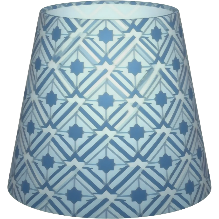 blue design lamp emoji