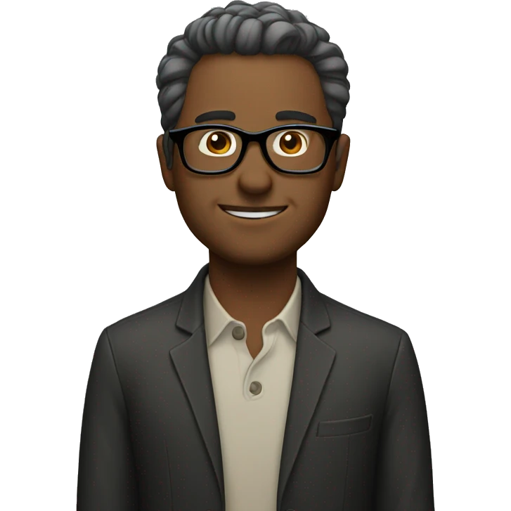 man with glasses  emoji