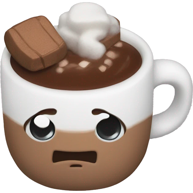 Hot chocolate plushie emoji
