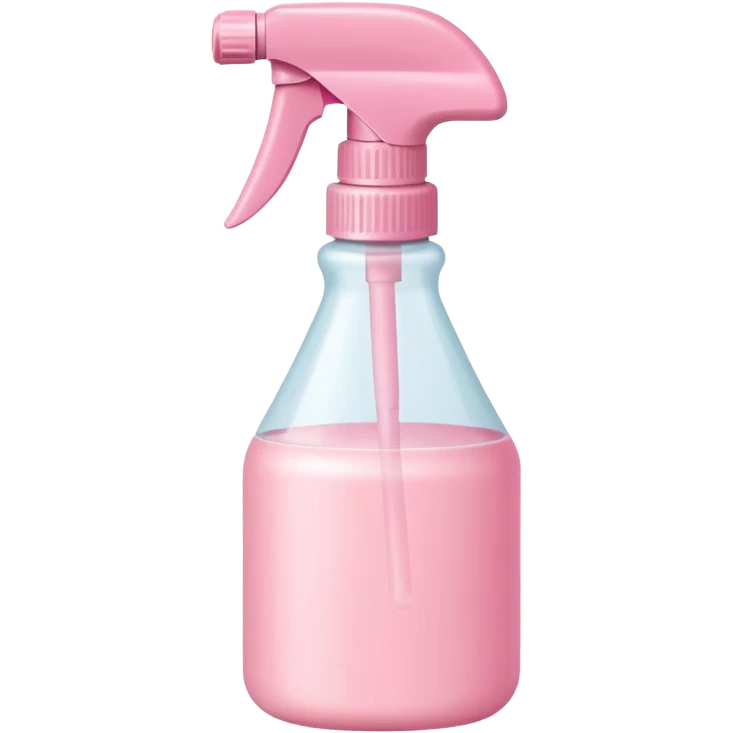pastel pink spray bottle emoji