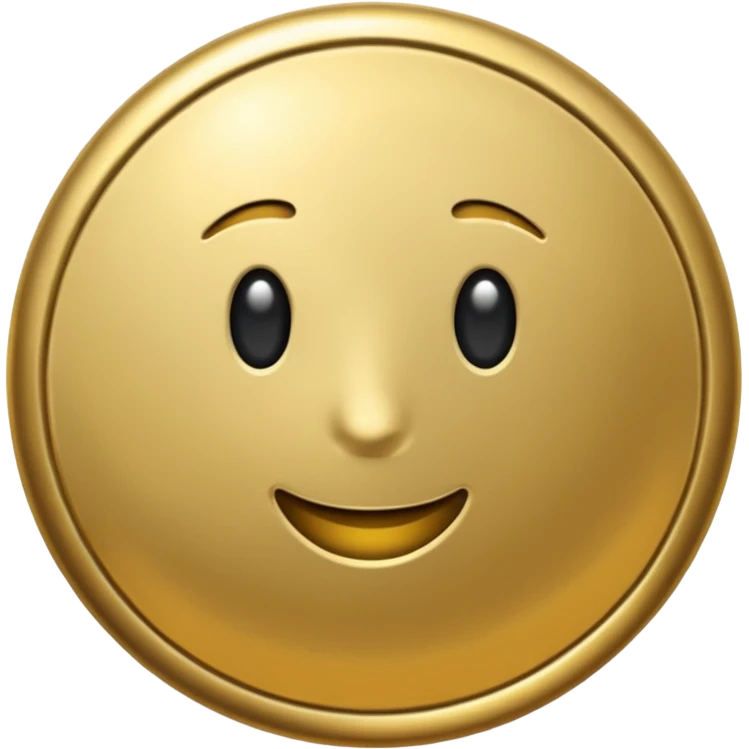 gold button emoji