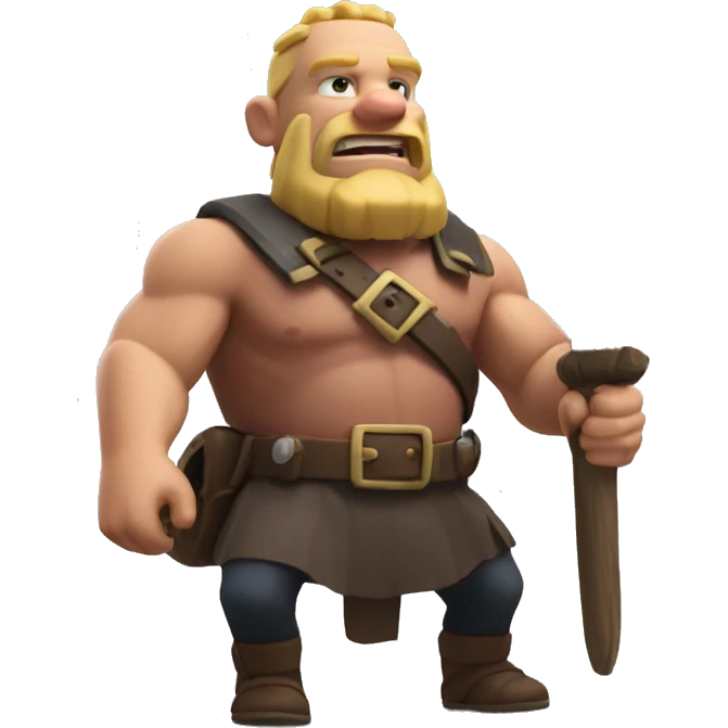 Dad hog rider from clash of clans emoji