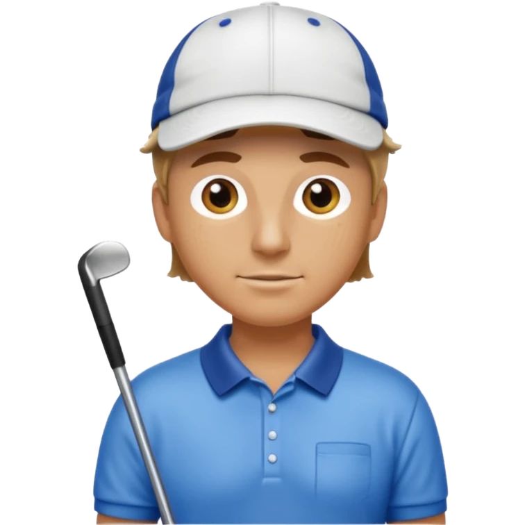 Wet golfer emoji