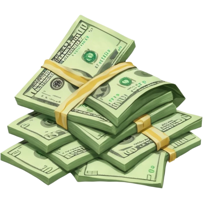 Falling value of the dollar emoji