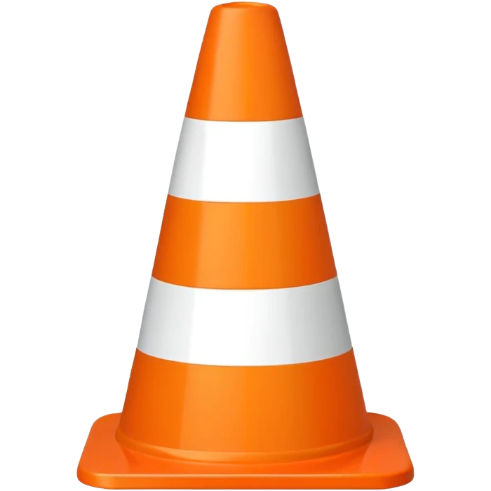 Traffic cone emojji emoji