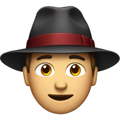 Elon with hat emoji