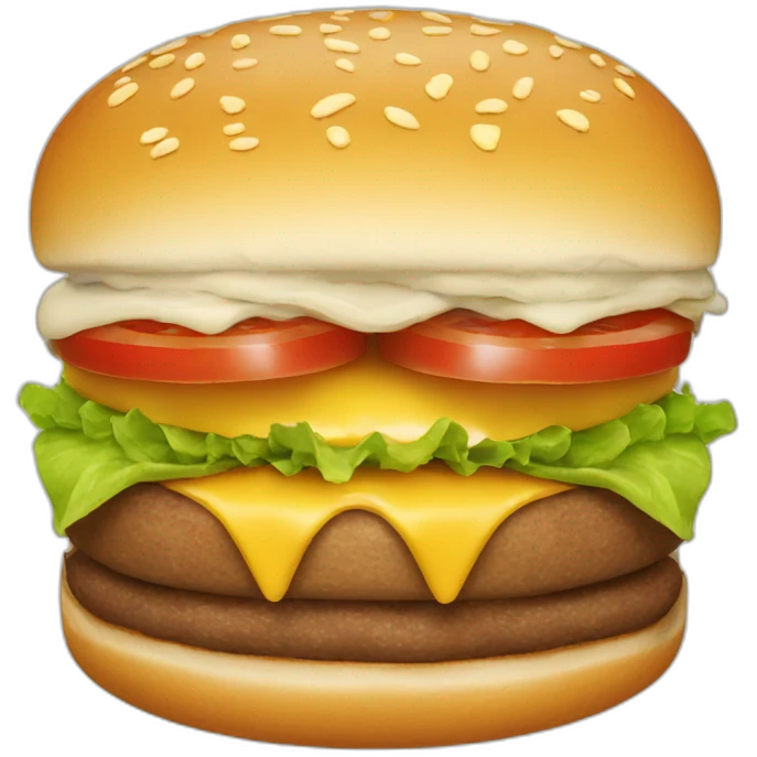 burger smile emoji