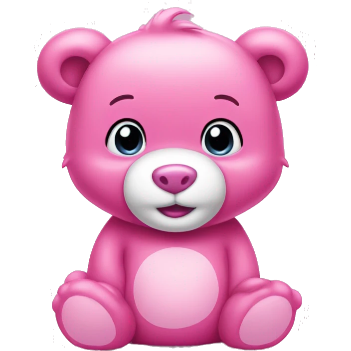Pink carebear emoji