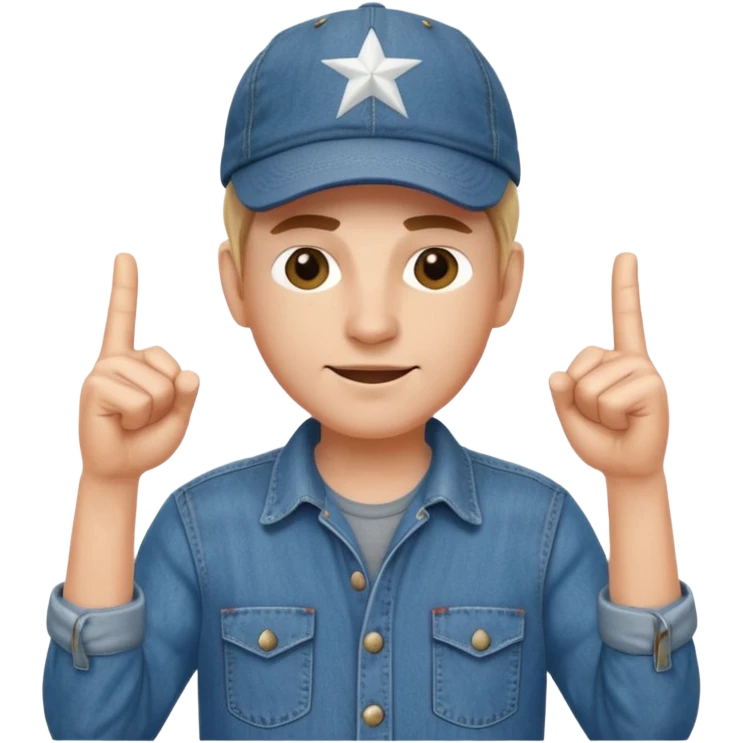 farmer on a tractor, striking a rockstar pose emoji