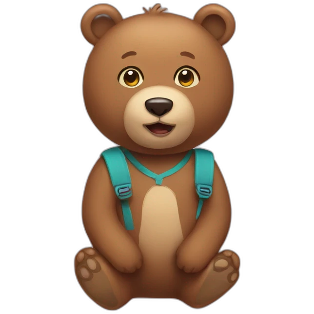 Special needs bear emoji
