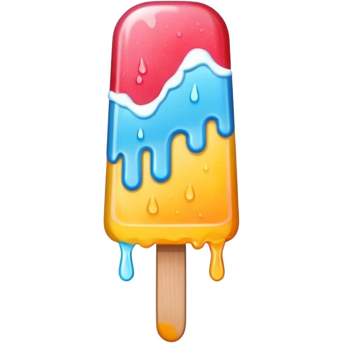 Popsicle: colorful emoji