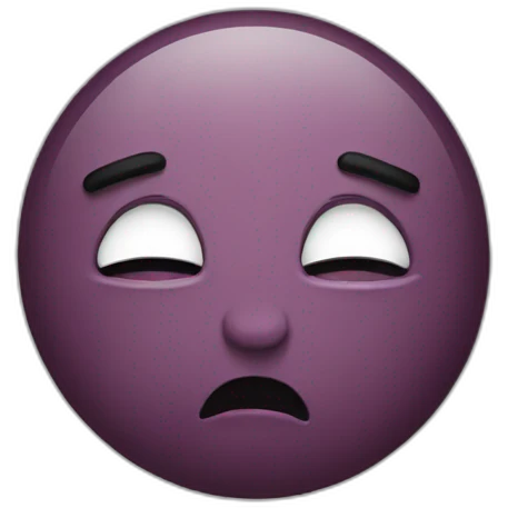 Sad but kiss emoji