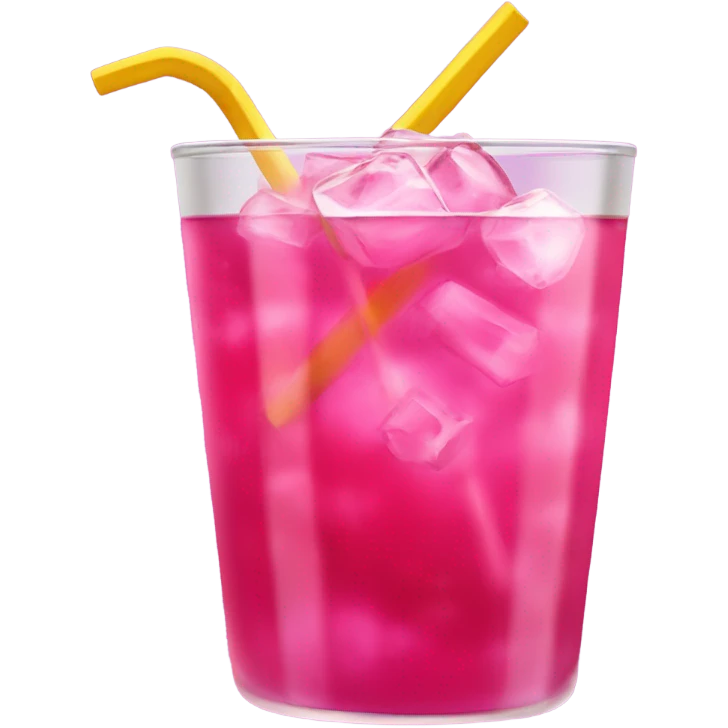 hot pink drink emoji