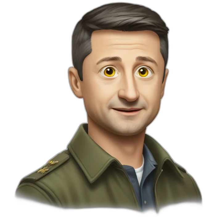 Presented of Ukraine Vladimir Zelensky emoji