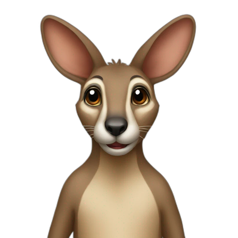 Un kangourou emoji