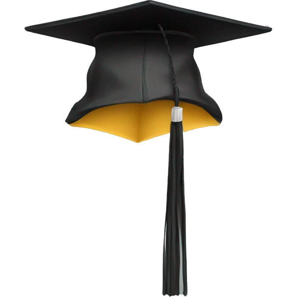 graduation cap emoji