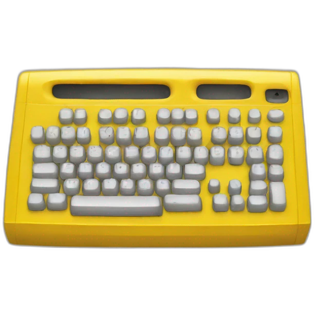 computer yellow emoji
