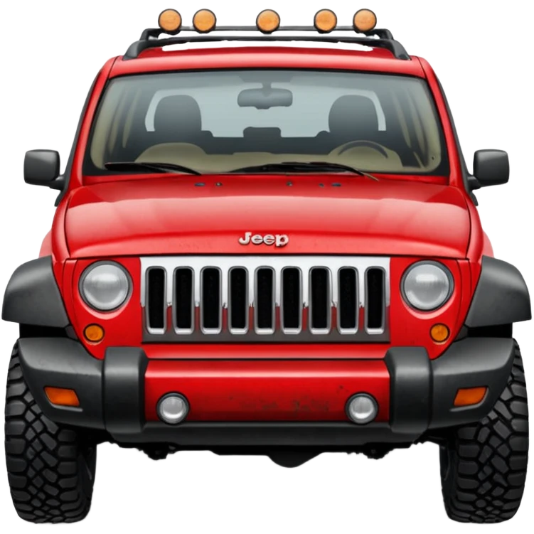 Jeep Cherokee red emoji