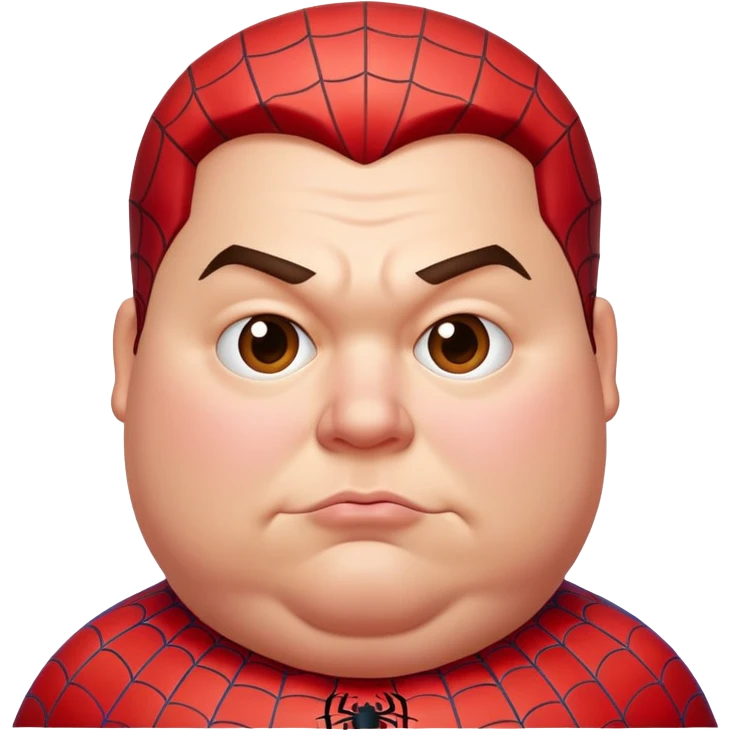Fat fat fat spiderman emoji