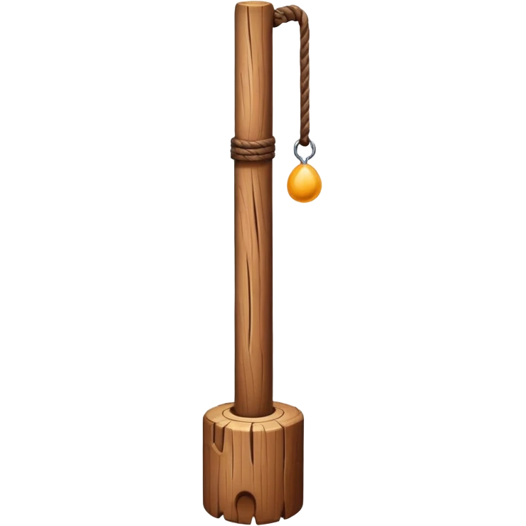 Climbing pole emoji