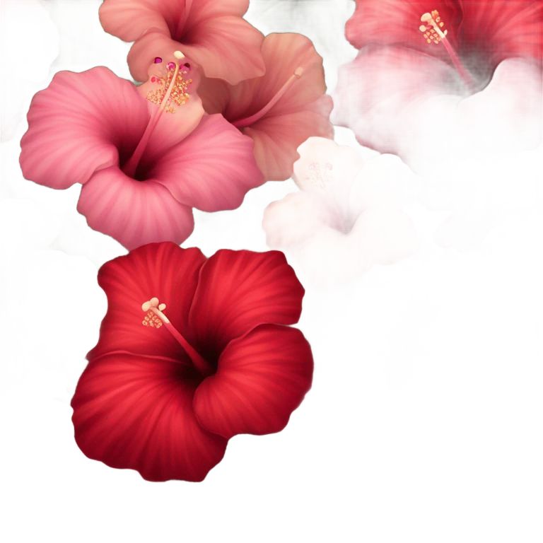 A vintage floral arrangement of hibiscus with a satin ribbon and a candlelit setting
 emoji