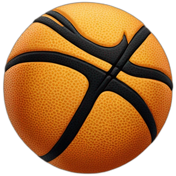 Basketball ball with a sponje Bob on it emoji
