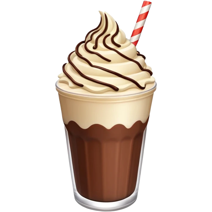 Chocolate Crispy Cream Shake emoji