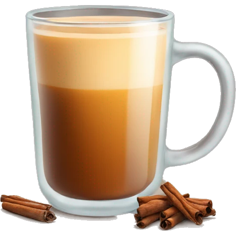 indian masala chai in glass  emoji