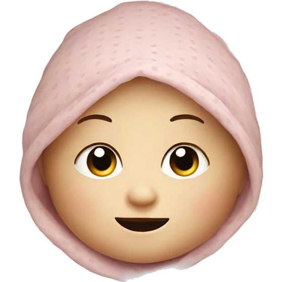 baby blanket with dots emoji