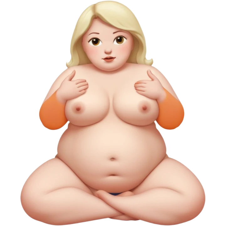 Fat naked womam emoji